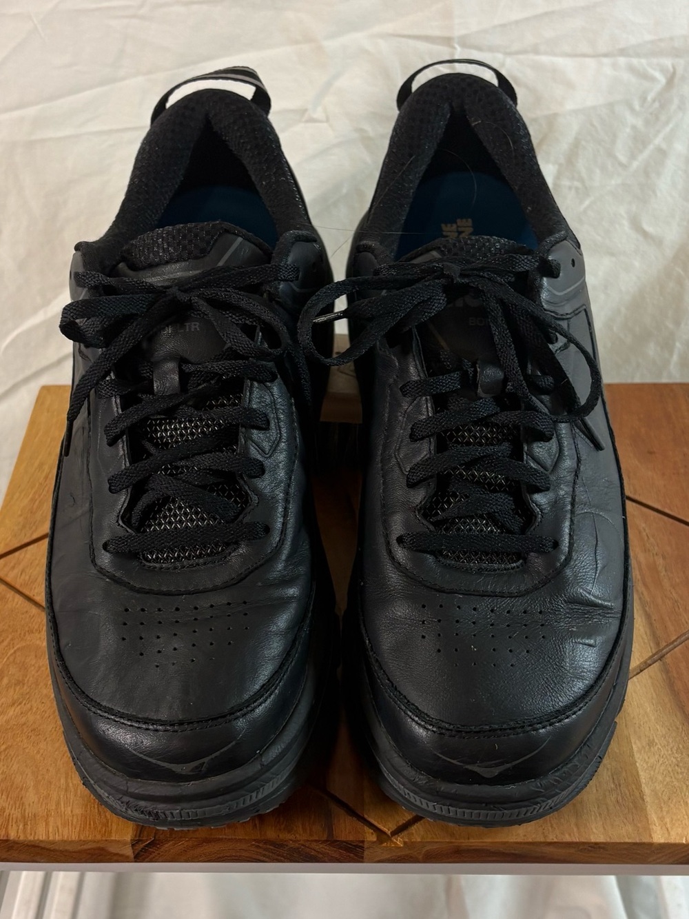 Homa Bondi LTR, Men's, Black, Athletic Leather Sneakers - Size 11